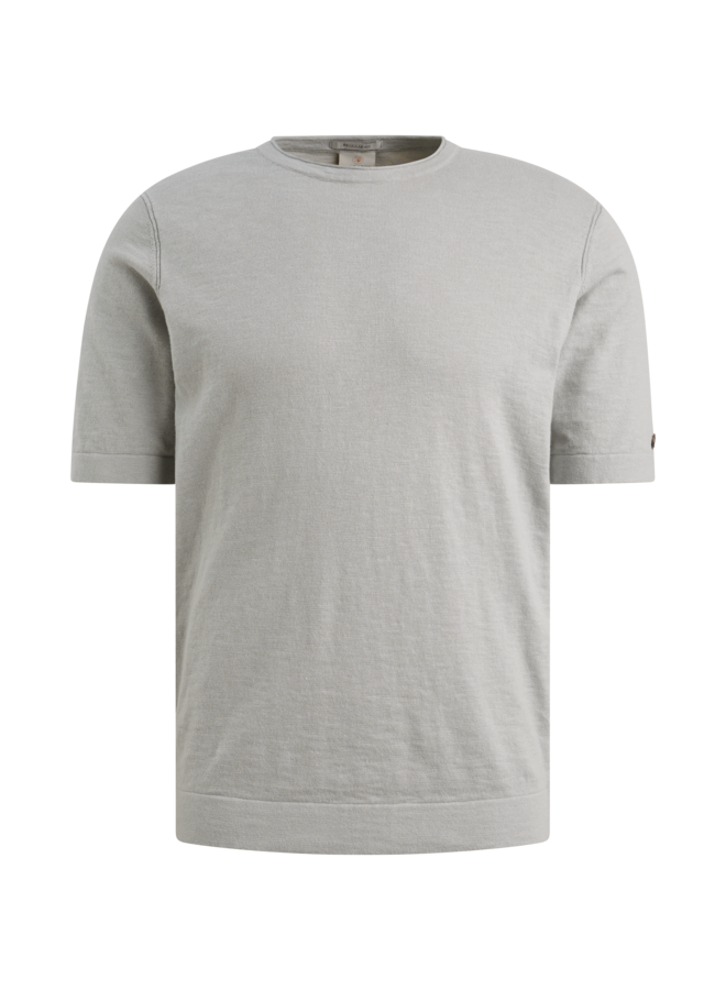 CTSS2604592 9039 Cast Iron Short sleeve r-neck regular fit cotton slub Mirage Gray