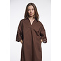 CeylinRegular.7002624 Rino & Pelle Regular length wide dress with sleeve detail  Dark brown