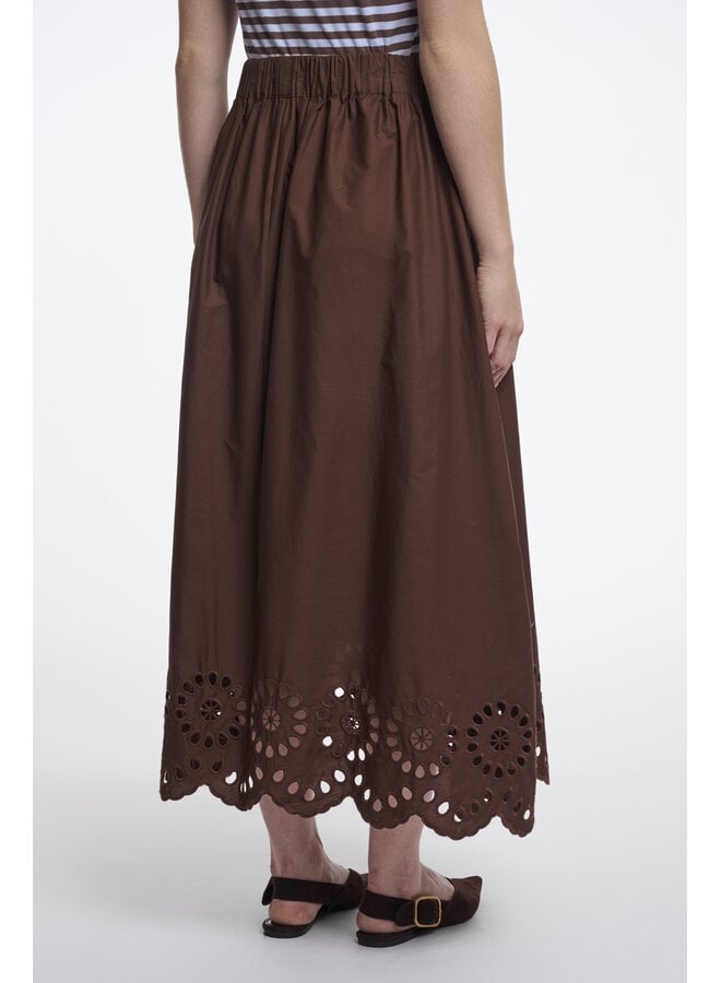 Asse.7002624 Rino & Pelle Midi skirt  Dark brown