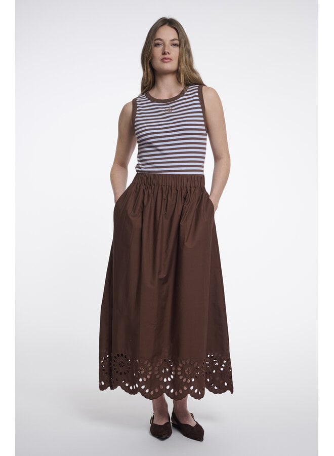 Asse.7002624 Rino & Pelle Midi skirt  Dark brown