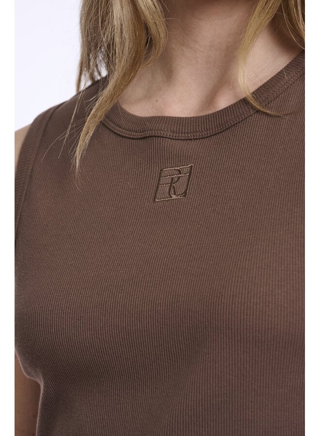 Arza.7002624 Rino & Pelle Tanktop  Dark brown