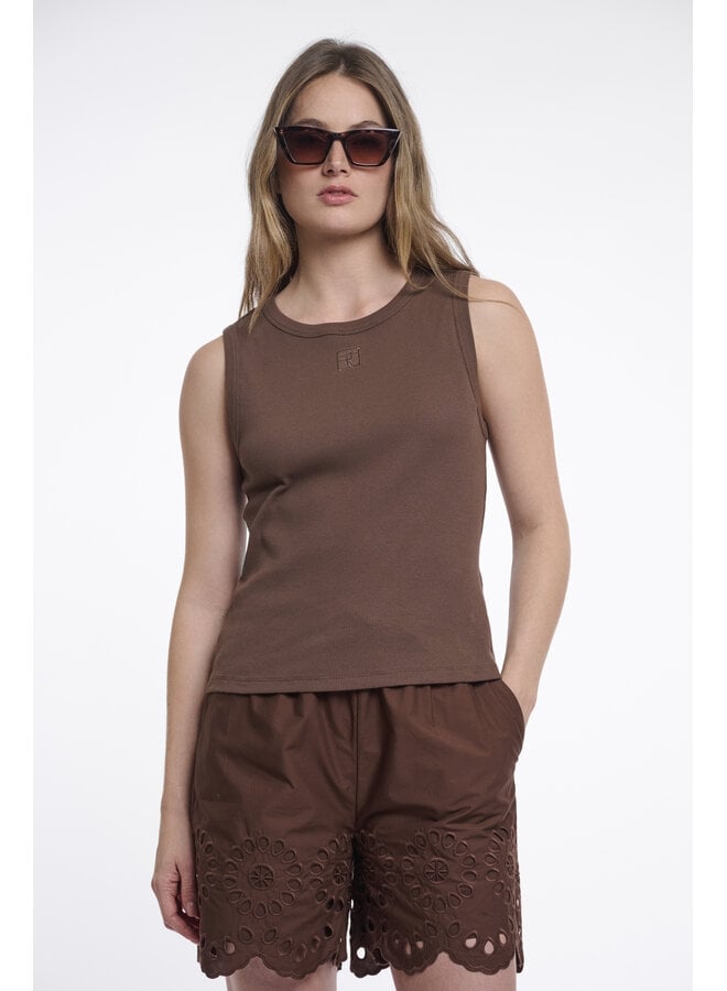 Arza.7002624 Rino & Pelle Tanktop  Dark brown