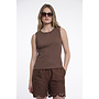 Arza.7002624 Rino & Pelle Tanktop  Dark brown