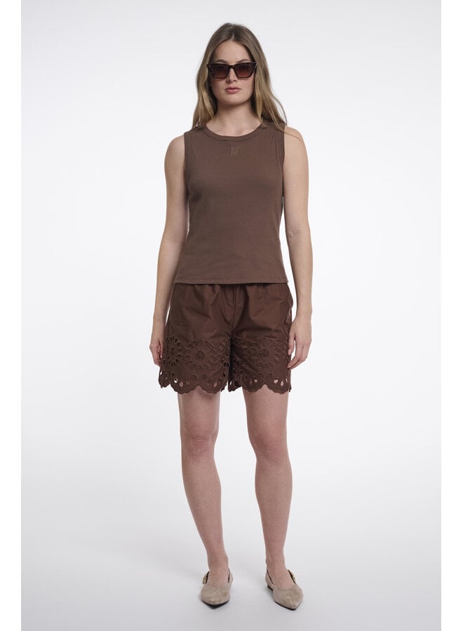Arza.7002624 Rino & Pelle Tanktop  Dark brown
