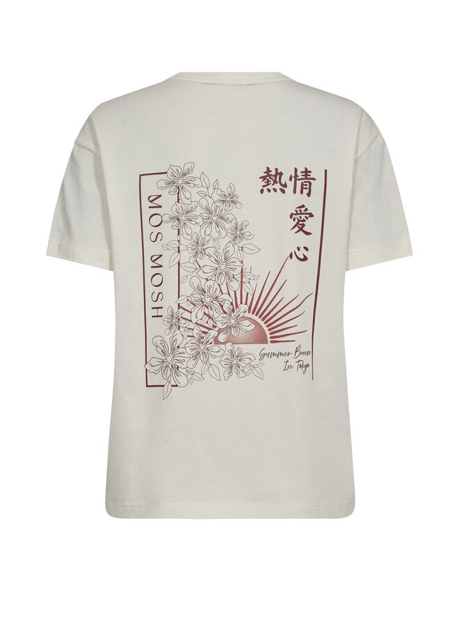 179070 180 MosMosh MMSaiko O-SS Tee Ecru