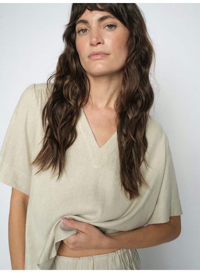 179690 119 MosMosh MMEliva Miri Blouse Clay