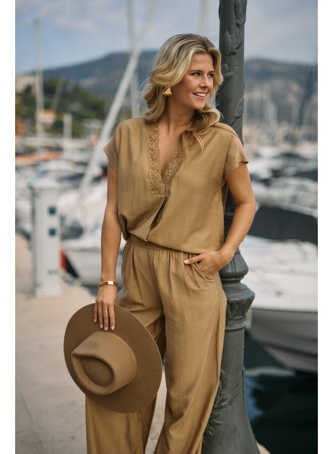 NKS09070 64 Nukus Merel Pants Camel