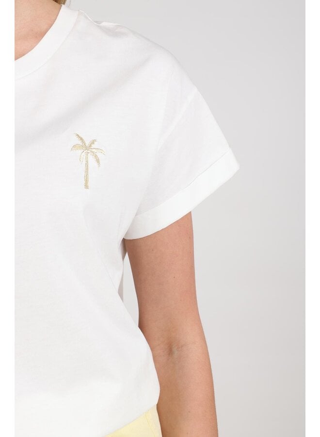 NKS04016 17 Nukus Sammie Shirt Backprint Off White