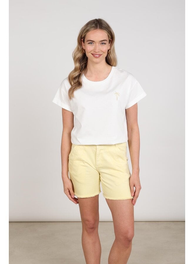 NKS04016 17 Nukus Sammie Shirt Backprint Off White