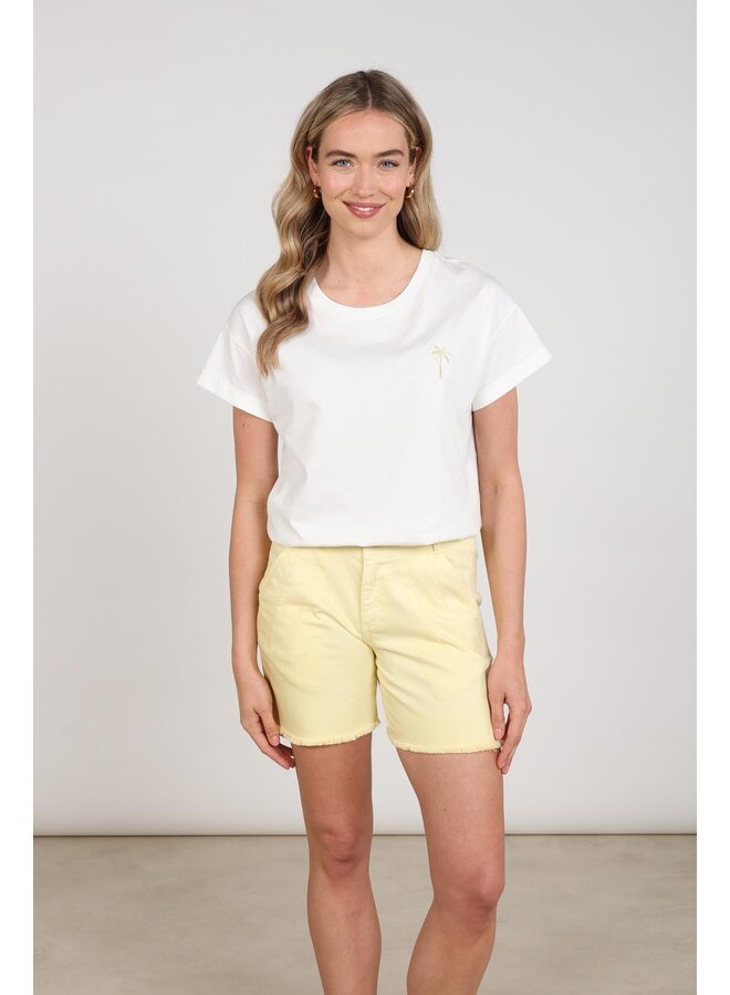 NKS04016 17 Nukus Sammie Shirt Backprint Off White