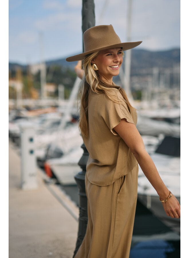 NKS01122 64 Nukus Marlijn Top Camel