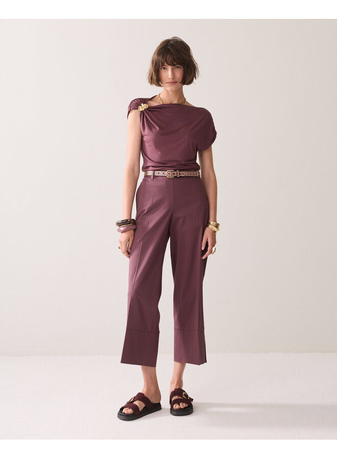 4s2808-11816 334 Summum Trousers Cotton stretch  Deepfig