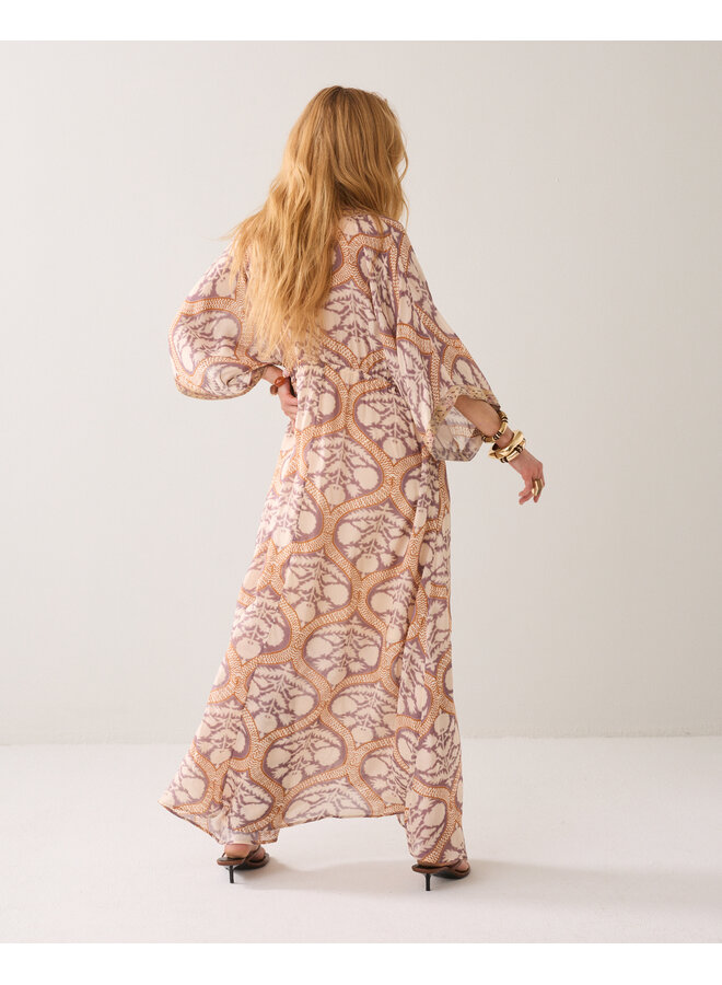 5s1604-12121 120 Summum Dress Art deco print  Multicolour