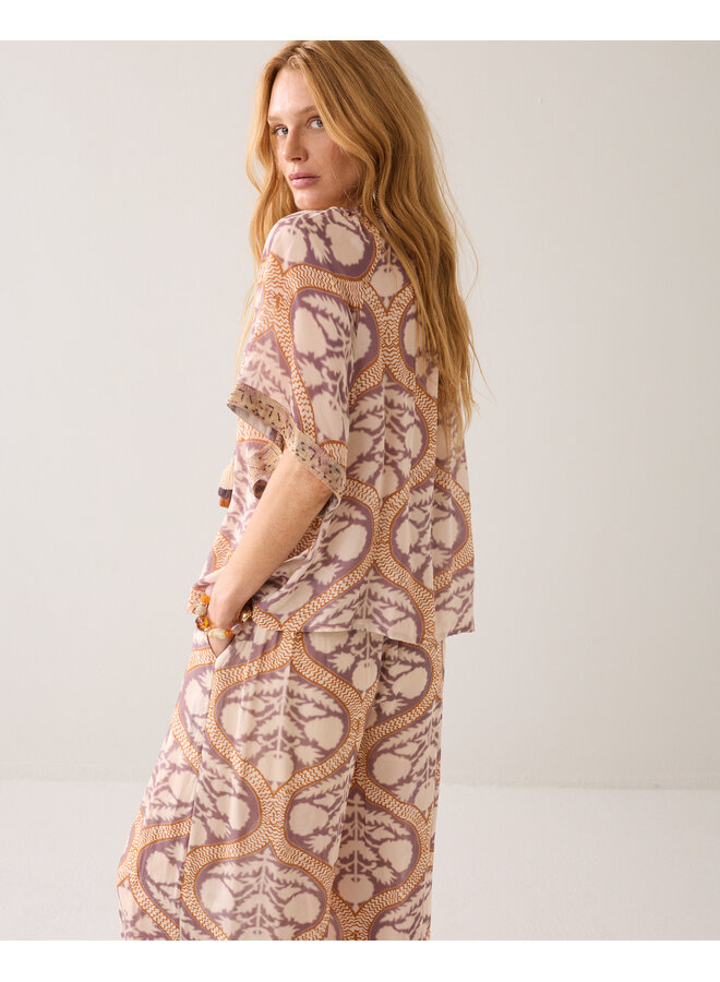 2s3284-12121 120 Summum Top Art deco print  Multicolour