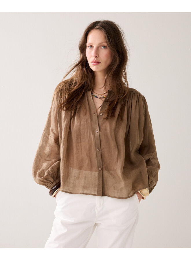 2s3508-12462 334 Summum Blouse Ramie  Deepfig