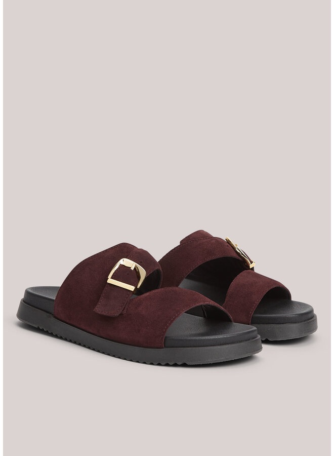 8s1097-8622 334 Summum Sandal Suede buckle  Deepfig