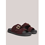 8s1097-8622 334 Summum Sandal Suede buckle  Deepfig