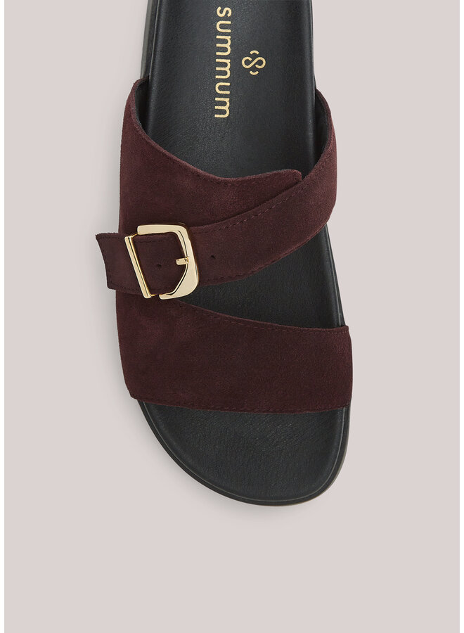 8s1097-8622 334 Summum Sandal Suede buckle  Deepfig