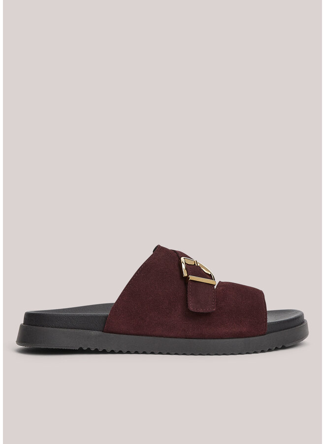 8s1097-8622 334 Summum Sandal Suede buckle  Deepfig