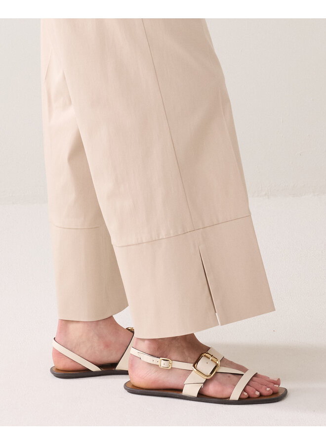 4s2808-11816 702 Summum Trousers Cotton stretch  - Pebble beige