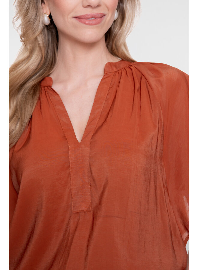 63345-45 202 Geisha Top bat sleeve ginger