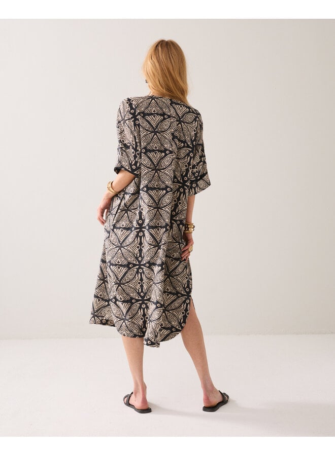 5s1655-12448 990 Summum Dress Ethnic black