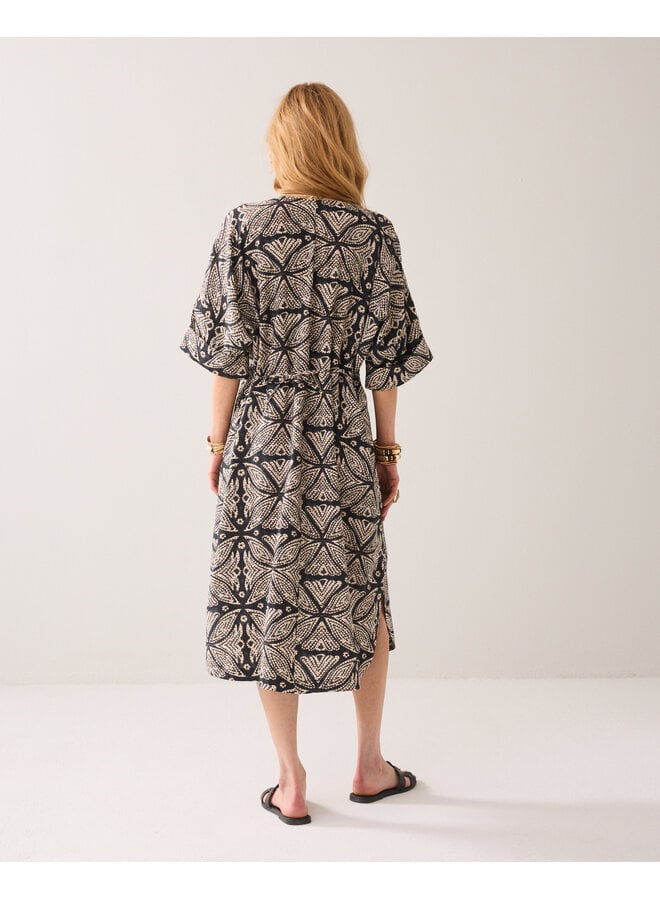 5s1655-12448 990 Summum Dress Ethnic black