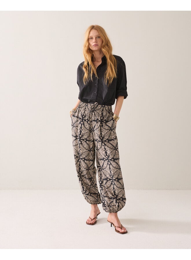 4s3001-12448 990 Summum Trousers Ethnic black