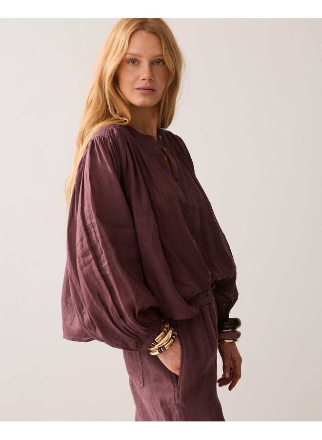 2s3508-12462 334 Summum Blouse Ramie  Deepfig