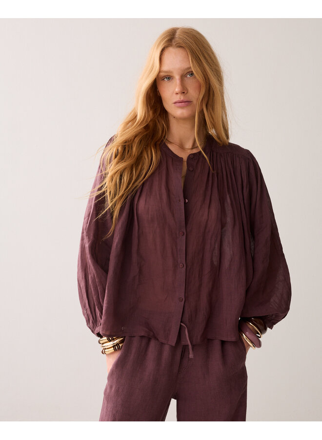 2s3508-12462 334 Summum Blouse Ramie  Deepfig
