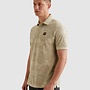 PPSS2604851 7013 PME Legend Short sleeve polo printed two tone pique Bone White