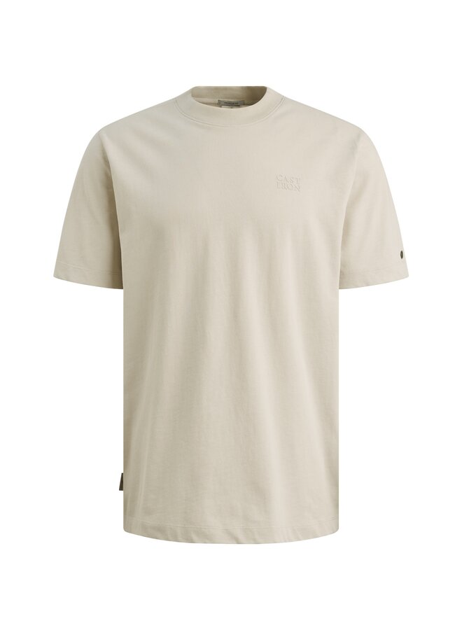 CTSS2605587 7014 Cast Iron Short sleeve r-neck regular fit single jersey Silver Birch