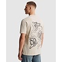 CTSS2605587 7014 Cast Iron Short sleeve r-neck regular fit single jersey Silver Birch