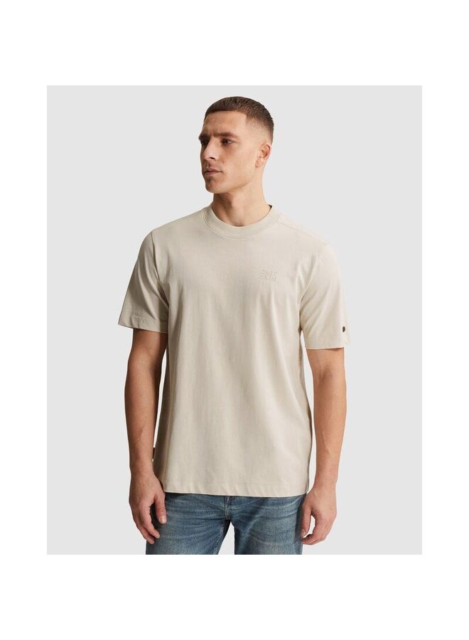 CTSS2605587 7014 Cast Iron Short sleeve r-neck regular fit single jersey Silver Birch