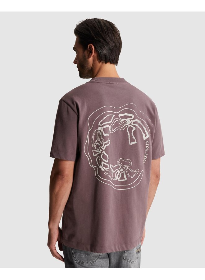 CTSS2605587 4321 Cast Iron Short sleeve r-neck regular fit single jersey Ephemera