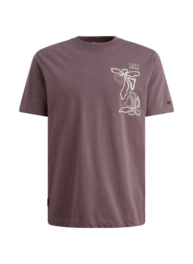 CTSS2605586 4321 Cast Iron Short sleeve r-neck regular fit single jersey Ephemera