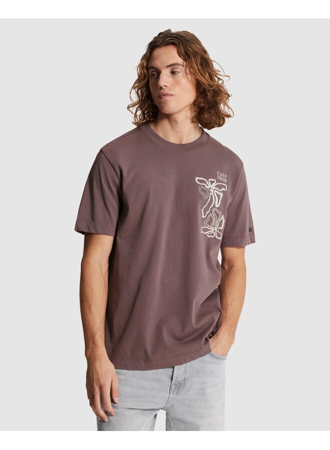 CTSS2605586 4321 Cast Iron Short sleeve r-neck regular fit single jersey Ephemera