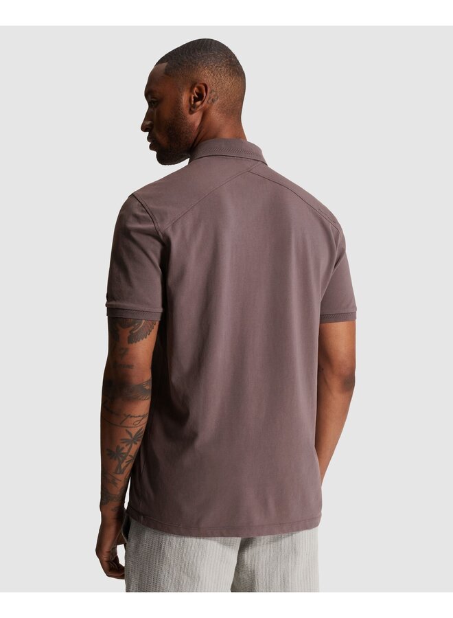 CPSS2605894 4321 Cast Iron Short sleeve polo slim fit fine pique essential Ephemera