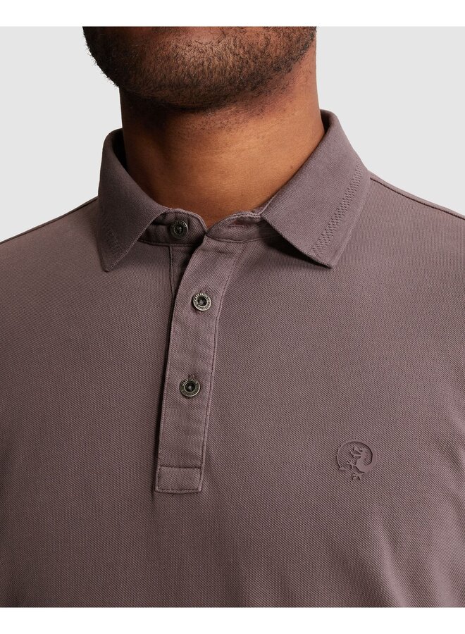 CPSS2605894 4321 Cast Iron Short sleeve polo slim fit fine pique essential Ephemera