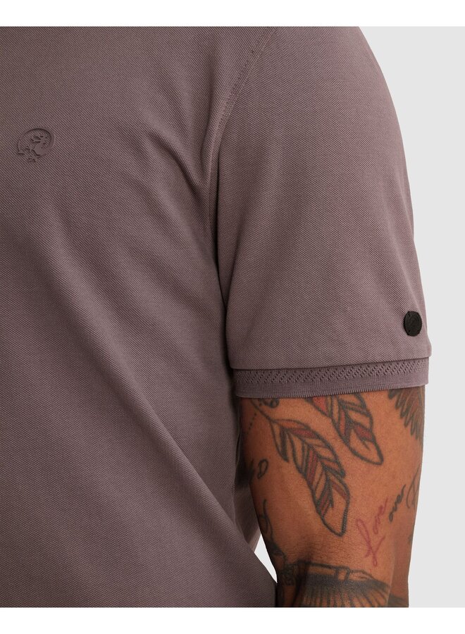 CPSS2605894 4321 Cast Iron Short sleeve polo slim fit fine pique essential Ephemera