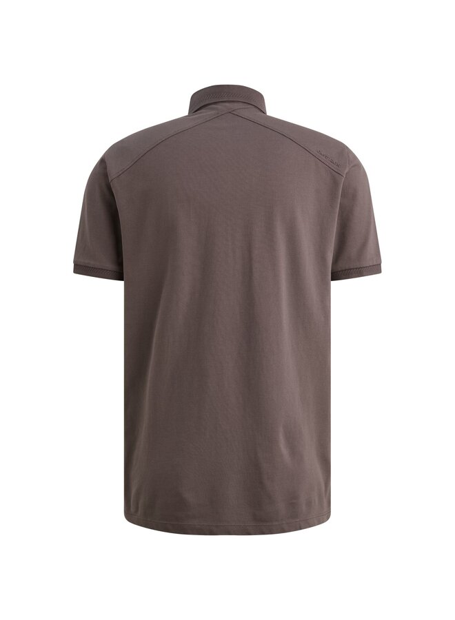 CPSS2605894 4321 Cast Iron Short sleeve polo slim fit fine pique essential Ephemera