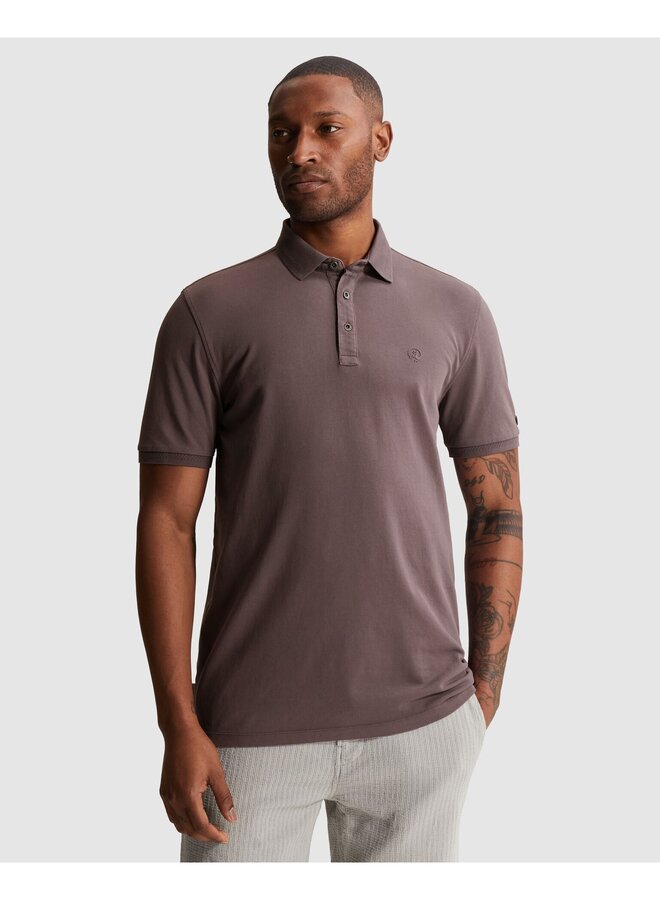 CPSS2605894 4321 Cast Iron Short sleeve polo slim fit fine pique essential Ephemera