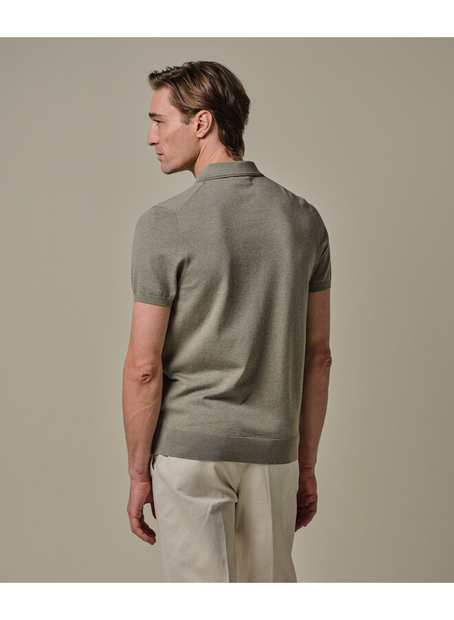 PPXD10007D Profuomo polo ss mid green