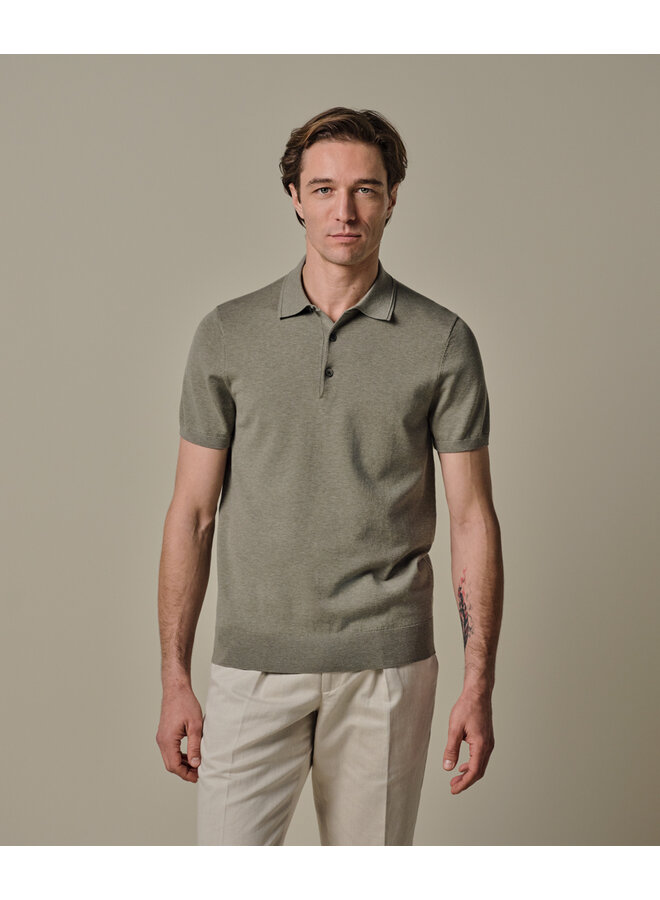 PPXD10007D Profuomo polo ss mid green