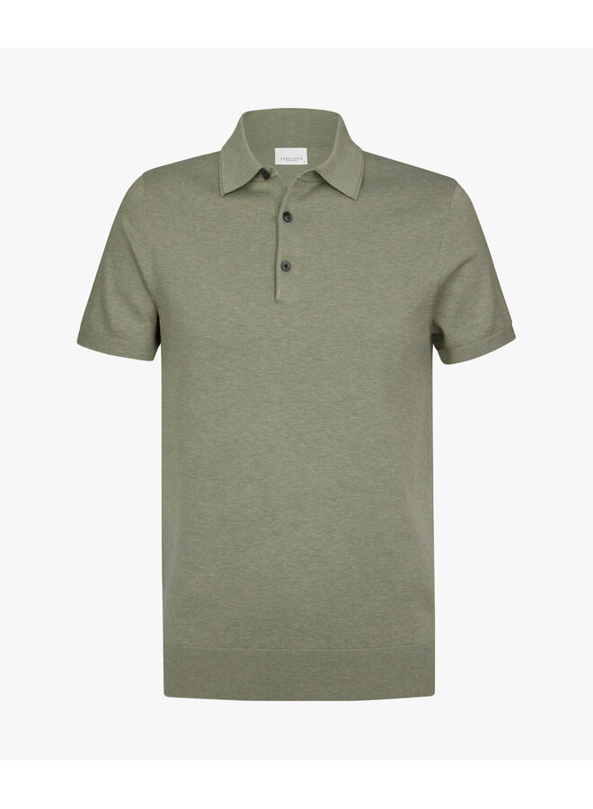 PPXD10007D Profuomo polo ss mid green