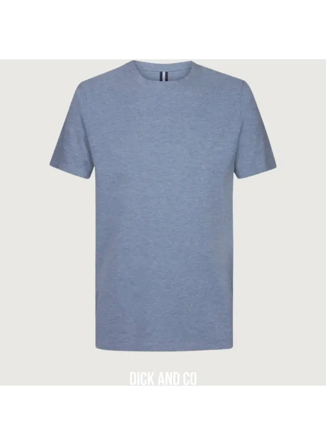 PPXT10004I Profuomo t-shirt crew neck ss mid blue