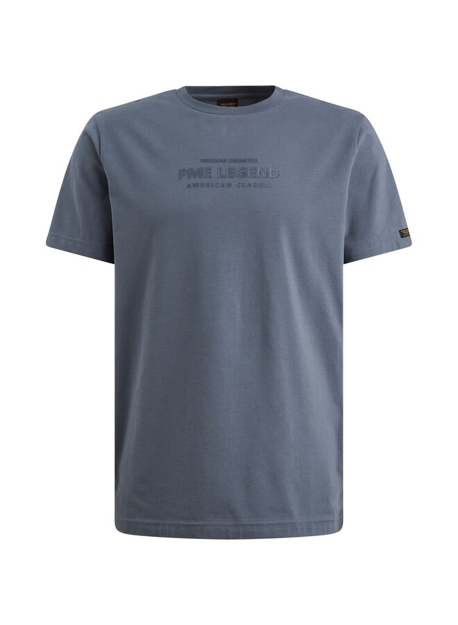 PTSS2605584 5301 PME Legend Short sleeve r-neck cotton elastan jersey Vintage Indigo