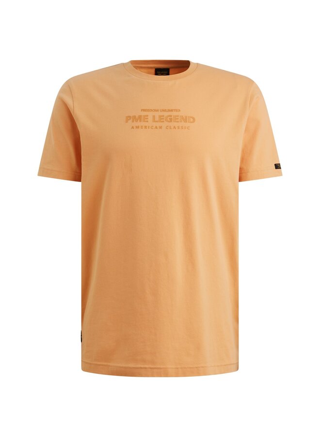 PTSS2605584 2015 PME Legend Short sleeve r-neck cotton elastan jersey Gold Earth
