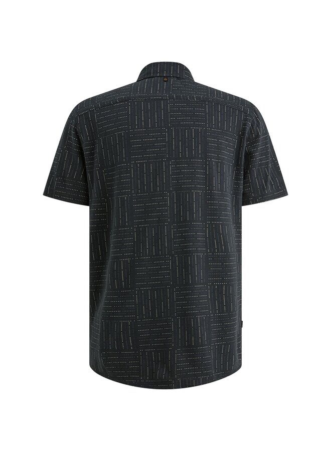PSIS2605240 5282 PME Legend Short Sleeve Shirt Print on pique Carbon