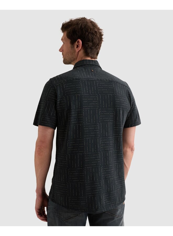 PSIS2605240 5282 PME Legend Short Sleeve Shirt Print on pique Carbon